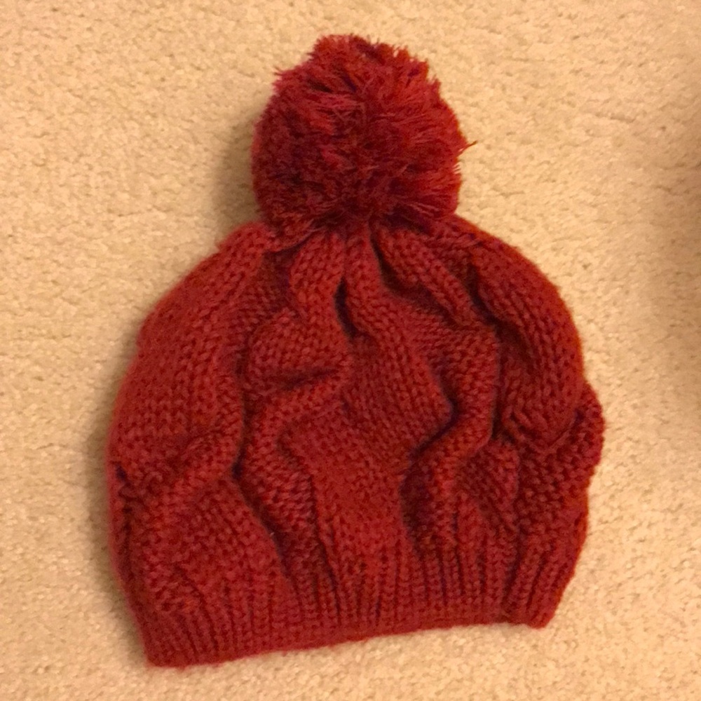 Red beanie